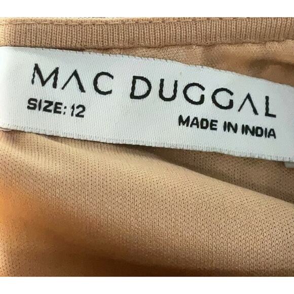 Mac Duggal Embellished Sheath Dress Glam Gala Holiday Party Bridal NWT 12 - Picture 7 of 16